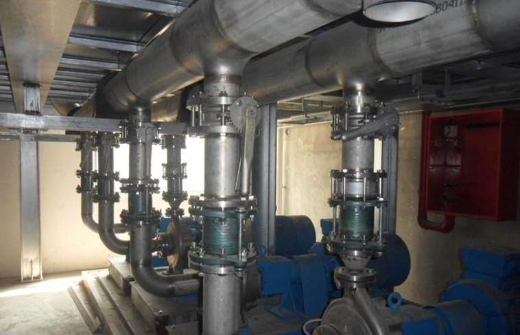 新躍波紋補償器安裝于寧波成泰鋁業(yè)